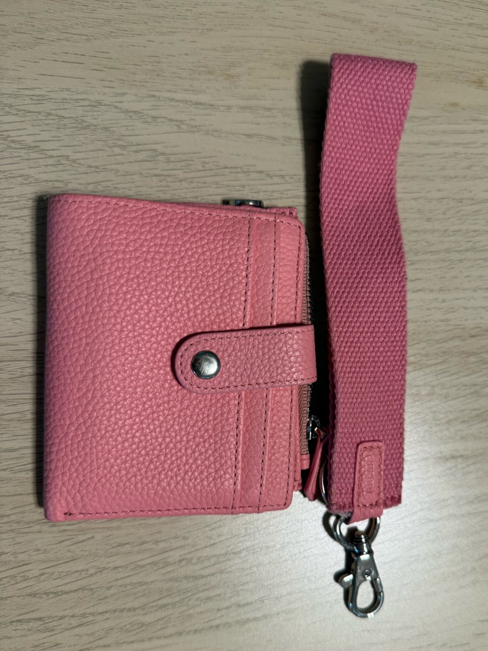 Andar Lo Wallet Pink Leather